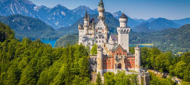 Excursão de trem ao castelo de Neuschwanstein